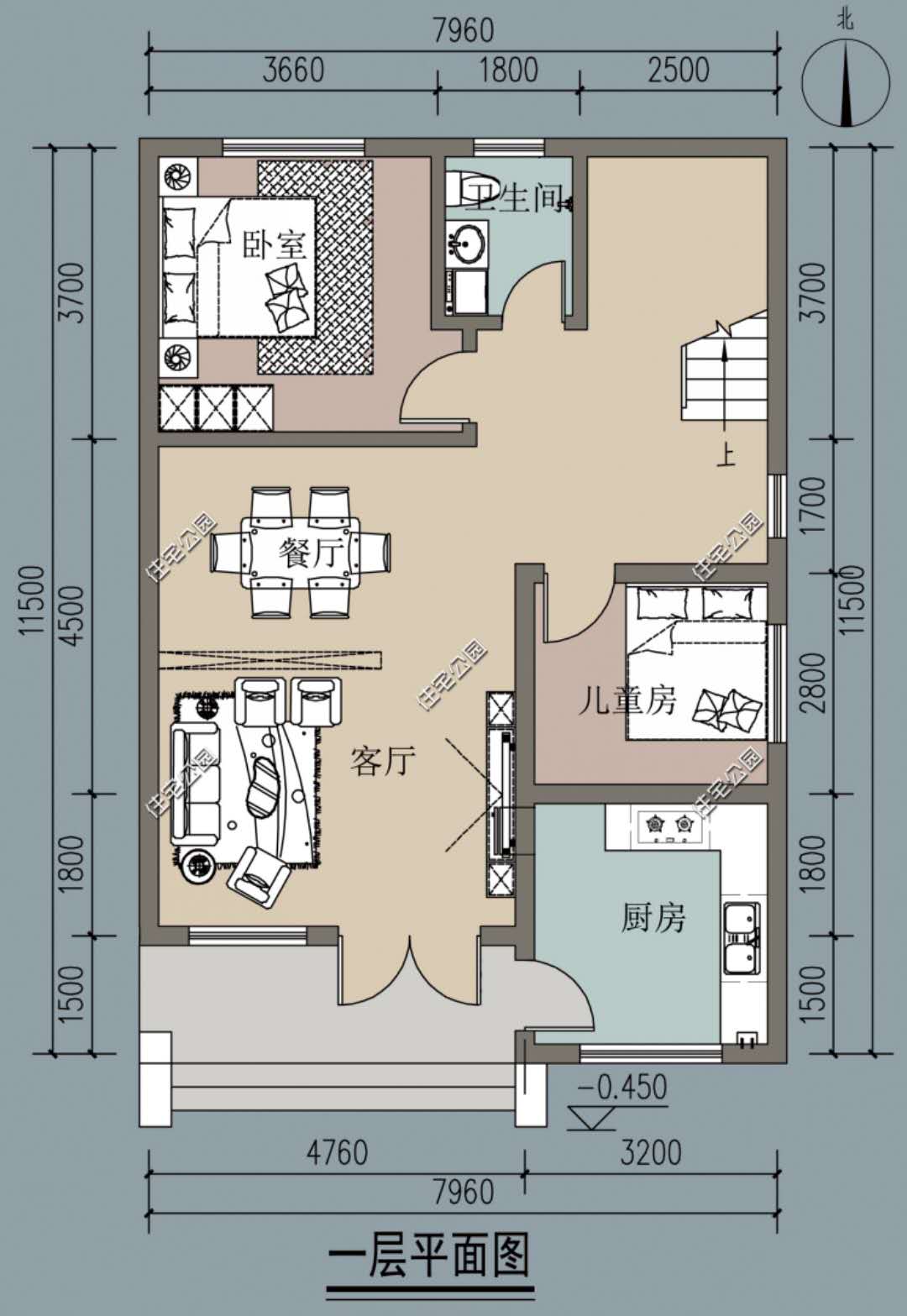 4米宽的房子设计图,宽4米12米房子图,415临街图_大山谷图库