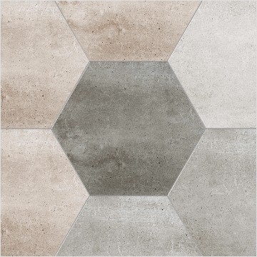Avant garde Bespoke Tiles,Hexagonal Brick,Gray