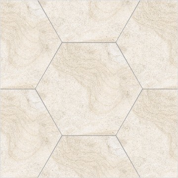 Avant garde Hexagonal Brick,Bespoke Tiles,Gray