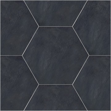 Avant garde Hexagonal Brick,Bespoke Tiles,black