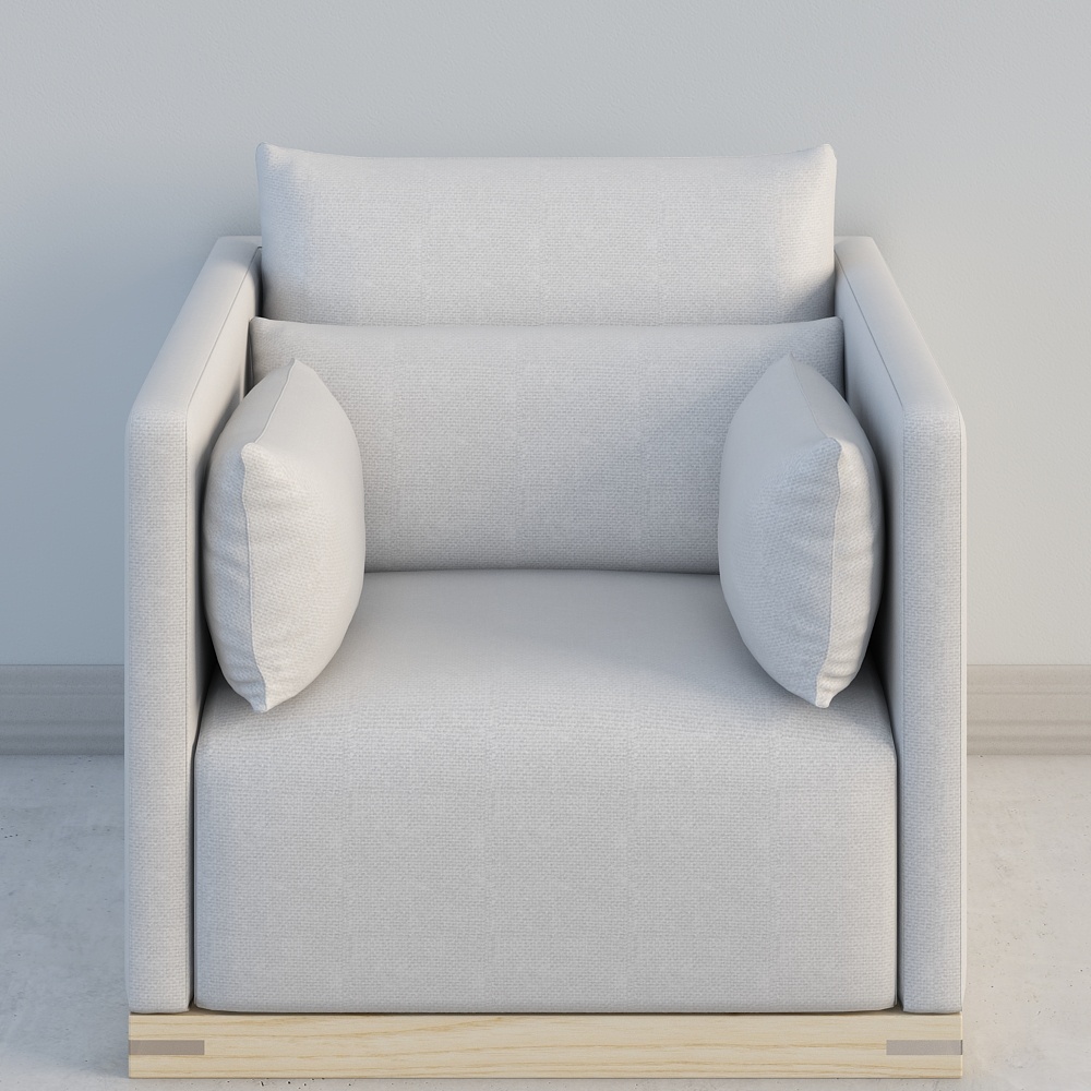 远山沙发-单人位霜灰色 | Evergreen Sofa | 造作ZAOZUO