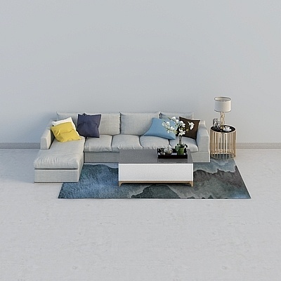 Asian Transitional Modern Sofa Sets,Gray+Wood color+Earth color