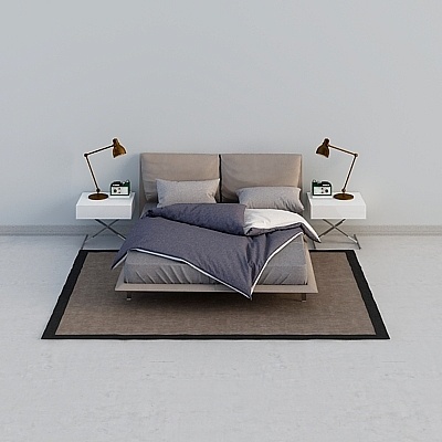 Modern Bed Sets,Black+Earth color+Gray