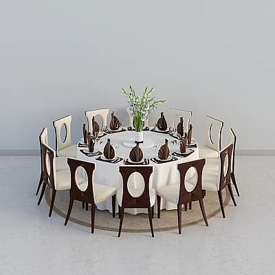 Luxury Modern Dining Sets,Earth color+Gray+Black