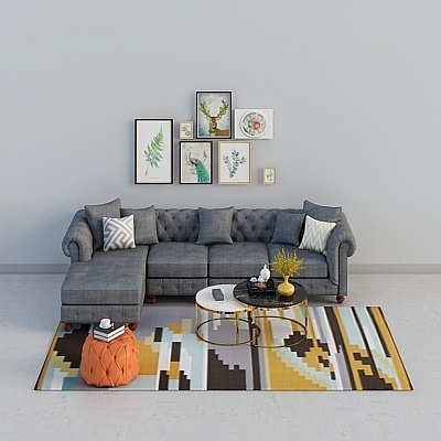 Modern Luxury Sofa Sets,Earth color