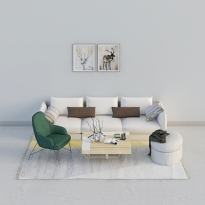 Modern Sofa Sets,Earth color+Gray