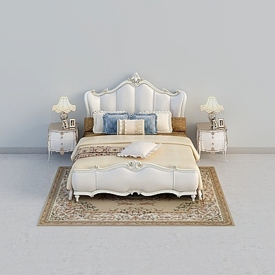 American Art Moderne Luxury Bed Sets,Earth color