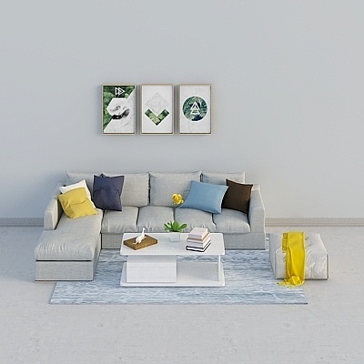 Modern modern Transitional Sofa Sets,Gray+Wood color+Earth color