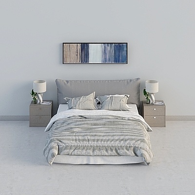 Modern Bed Sets,Gray+Black+Earth color