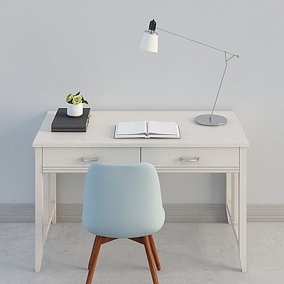 Modern Simple European Home Office,Gray+Earth color
