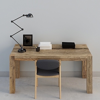 Modern Asian Wood Home Office,Earth color+Black