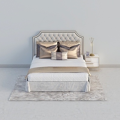 American Modern Bed Sets,Earth color
