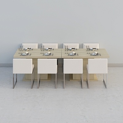 European Modern Dining Sets,Earth color+Gray
