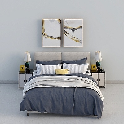 Transitional Modern modern Bed Sets,Black+Gray