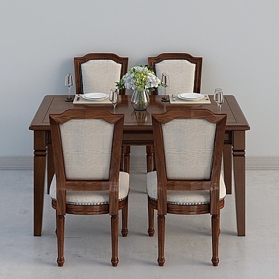 American Dining Sets,Earth color+Gray