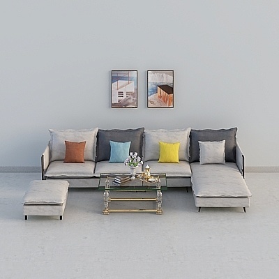 Asian Modern Sofa Sets,Gray