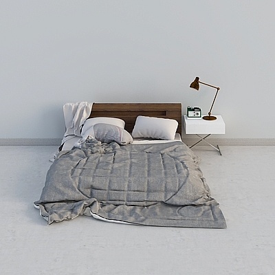 Asian Modern Bed Sets,Gray+Earth color