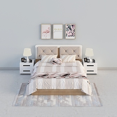 Contemporary Modern Luxury Bed Sets,Earth color