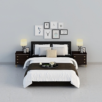 Modern Bed Sets,Black