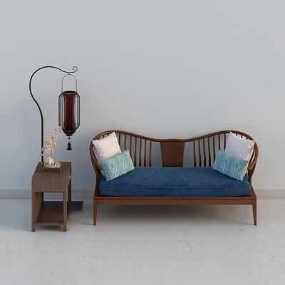 Minimalist New Chinese Sofa Sets,Gray