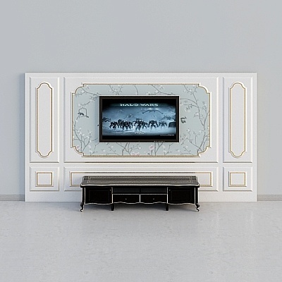 Luxury Art Moderne Simple European Modern TV Sets,Black+Earth color
