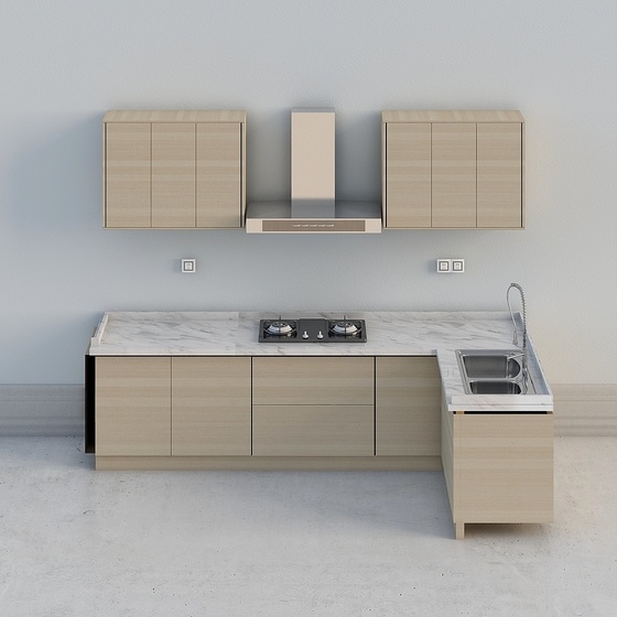 Transitional Modern modern Kitchen Cabinets,Black+Earth color