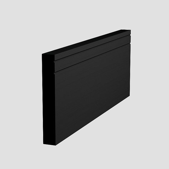 Modern Baseboard,Black