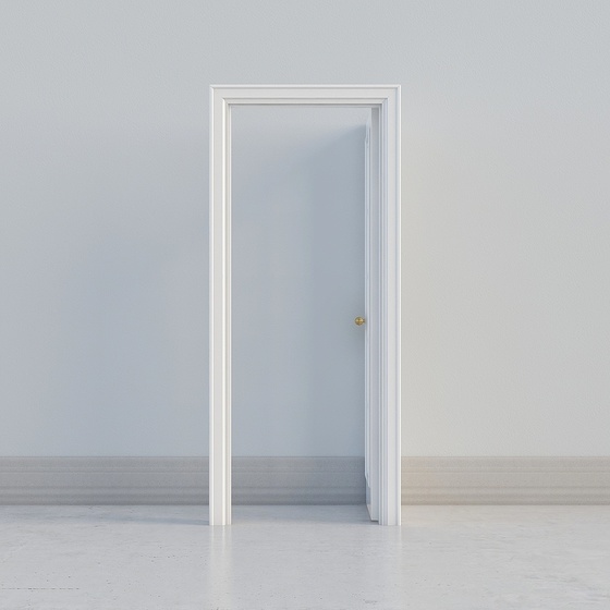 Modern Open Door,Interior Doors,Gray