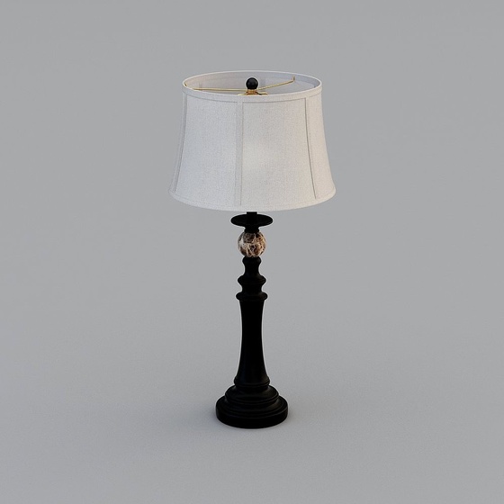 Modern Neo-classical American Table Lamps,Black