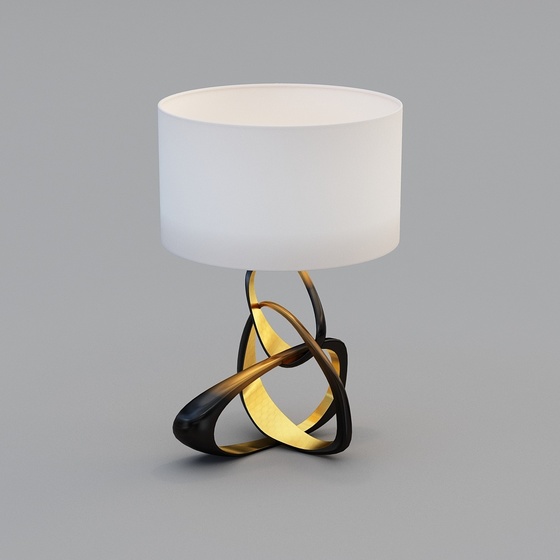 Transitional Modern Table Lamps,Black+Yellow
