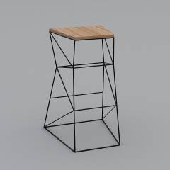 吧台吧椅013D模型