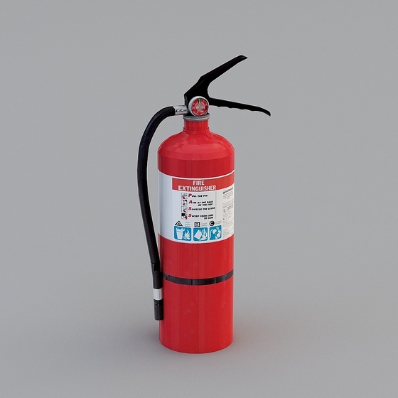 Modern Fire Extinguisher,Red+Black