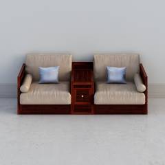 沙发04-双人3D模型