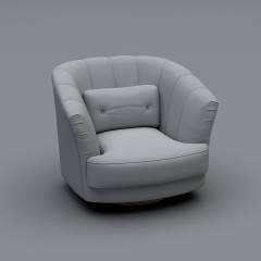 C-261休闲椅3D模型