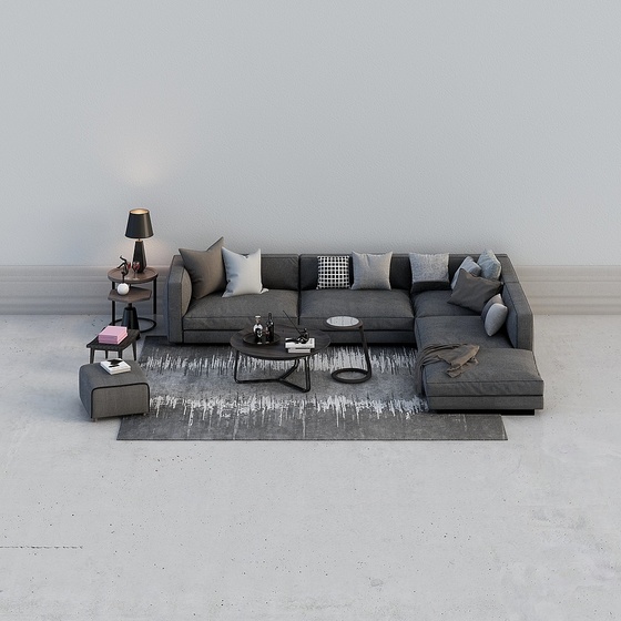Modern Asian Hollywood Coastal English Countryside Chic Eclectic Sectional Sofas,Seats & Sofas,Gray