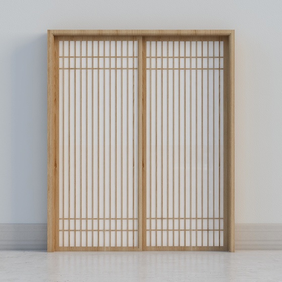 Minimalist Modern Sliding Doors,Wood color
