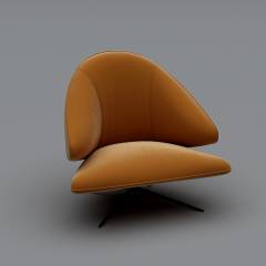 YX-064休闲椅3D模型