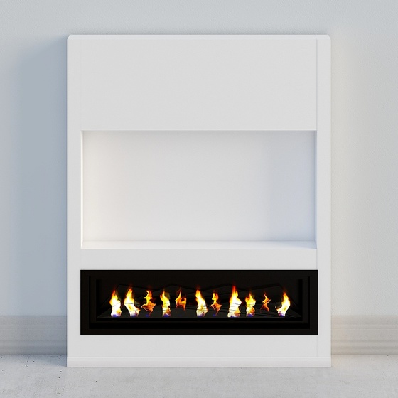 Modern Fireplace,Fireplaces,White