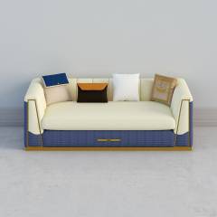 M-SF1801C三位沙发3D模型