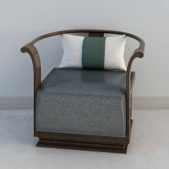 单人沙发3D模型