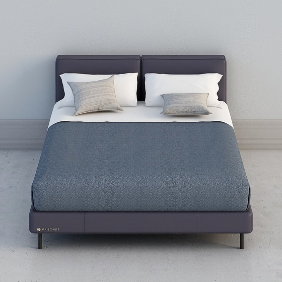 Modern Hollywood Single Beds,Single Beds,Gray,Queen 1.5m