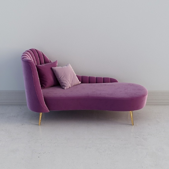 European Outdoor Sofa,Chaise Longues,Seats & Sofas,Purple