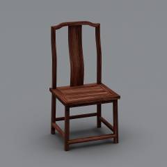 中式餐椅 - Chinese Dining Chair3D模型