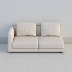 双人沙发3D模型