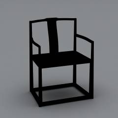4-椅凳-茶椅2015WW-C43D模型