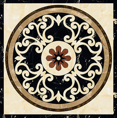 Luxury Tiles,Wood color+Black,600*600mm