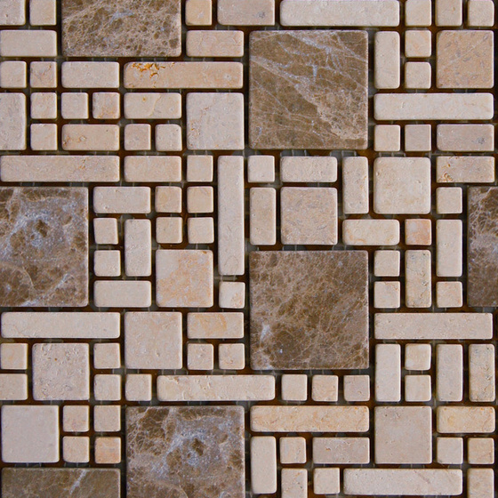 Minimalist Wall Tiles,Mosaic,Mosaic,Earth color+Gray,Other