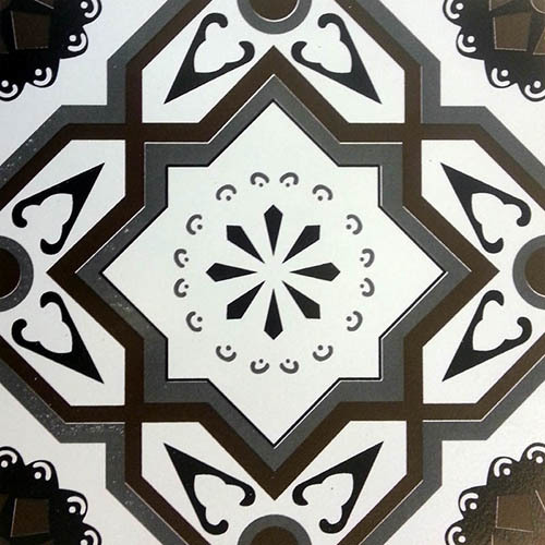 Luxury Neoclassic Tiles,White+Black,Other